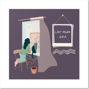 Cat mum era. Posters and Art